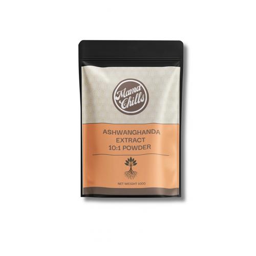 Ashwagandha 10:1 Extract Powder 100g | Stress Support FRONT ANGLE