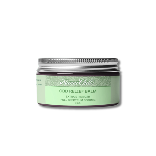 CBD Pain Balm 3000mg | Mama Chills  Front Angle 
