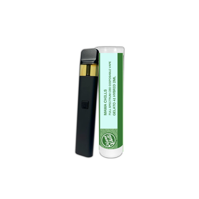 FULL SPECTRUM 2ML CBD DISPOSABLE VAPE - GELATO 41 TERPENES HYBRID